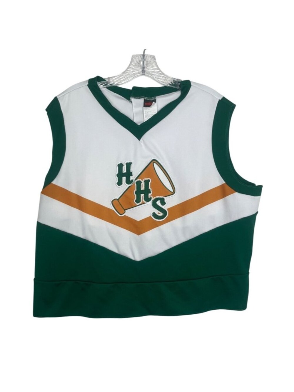 Stranger Things Hawkins HS Cheerleader Costume Top Only Chrissy XL Green Costume